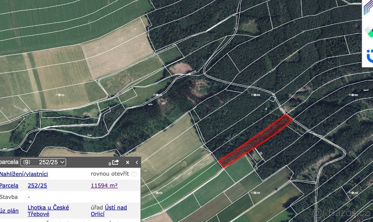 Prodej les - Žďár nad Sázavou, 591 01, 59 000 m²