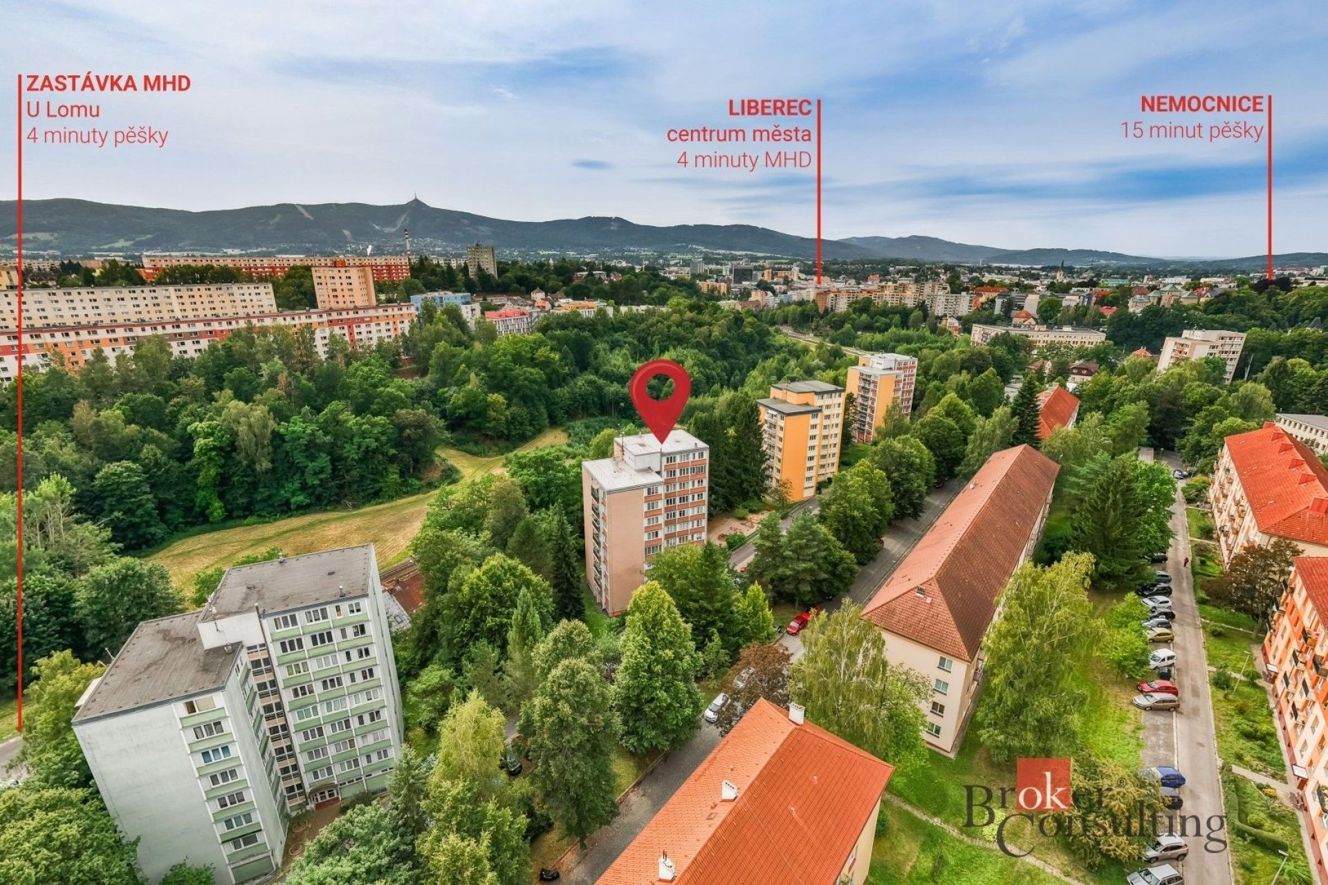 3+kk, Slovenského národního povstání, Liberec, 65 m² - 2