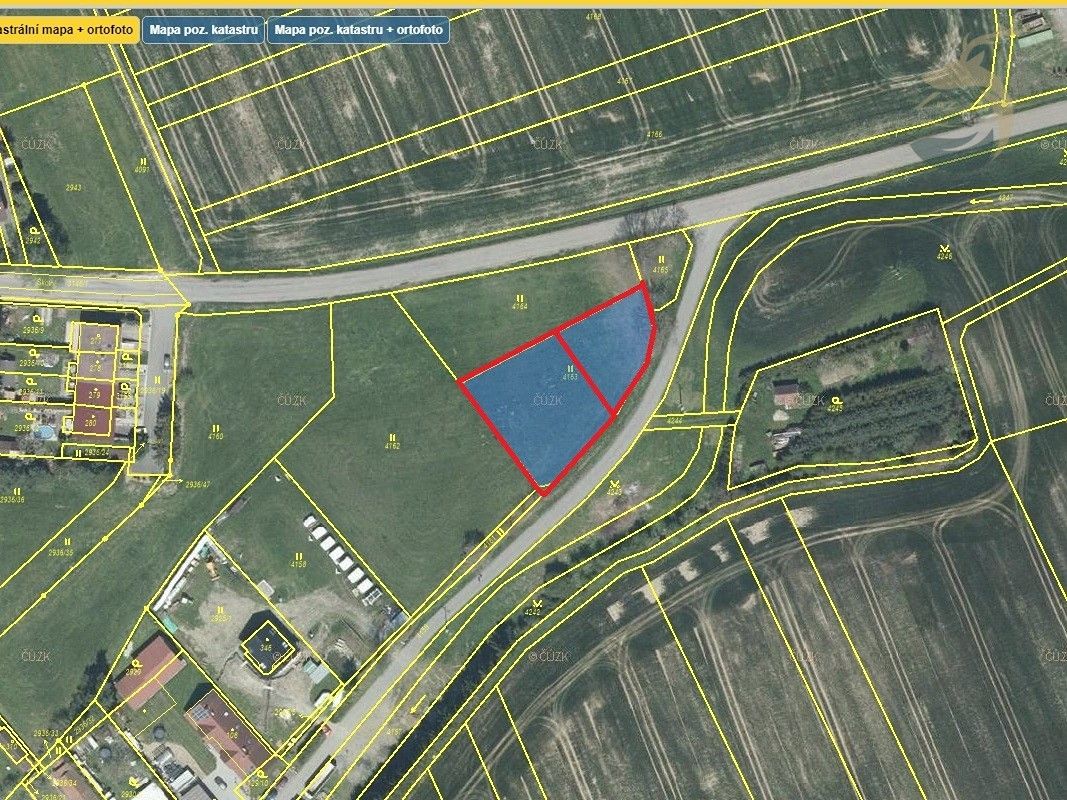 Pozemek pro bydlení · 1 513 m² · Měčín - 3