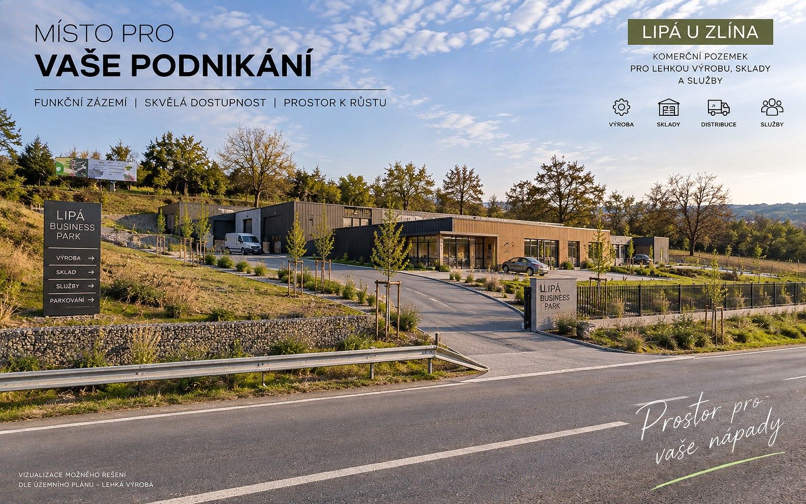 Komerční pozemky, Lípa, okres Zlín, Zlínský kraj - 2