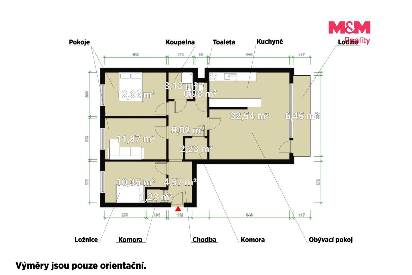 Prodej byt 4+kk - Bochovská, Praha, 91 m² - 5