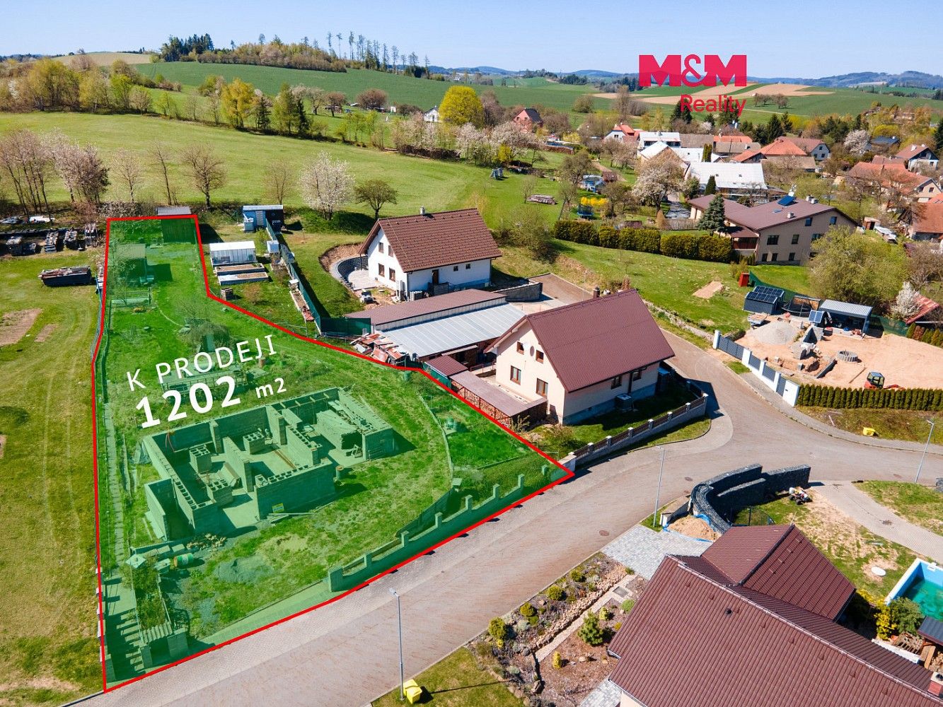 Pozemek pro bydlení, 1 202 m²