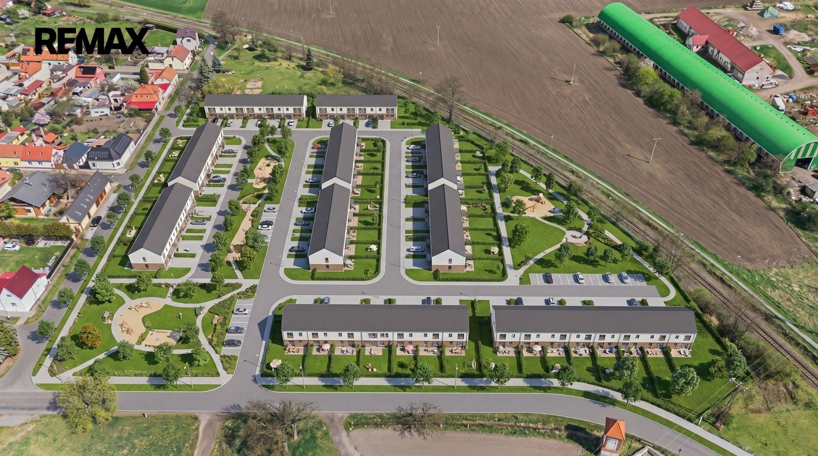 Pozemky pro bydlení, Jimlín, 19 324 m² - 1