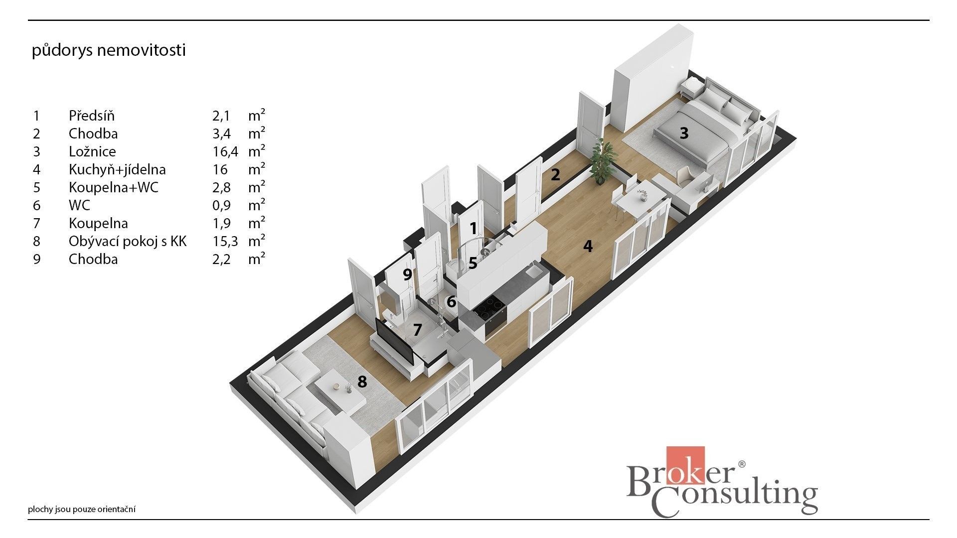 Byt 3+kk · 61 m² · Bartošovice v Orlických horách - 3