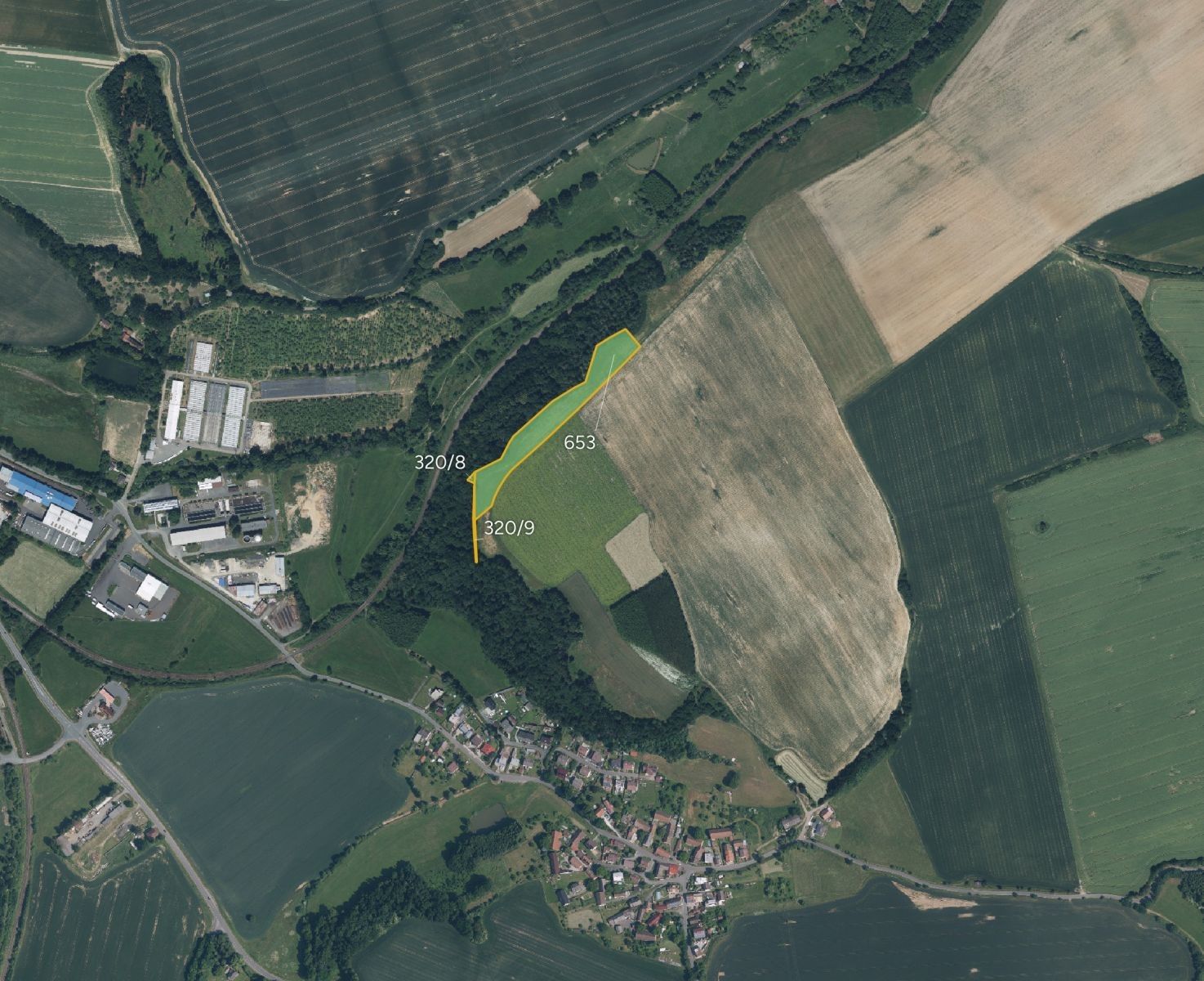 Louka, 6 552 m²