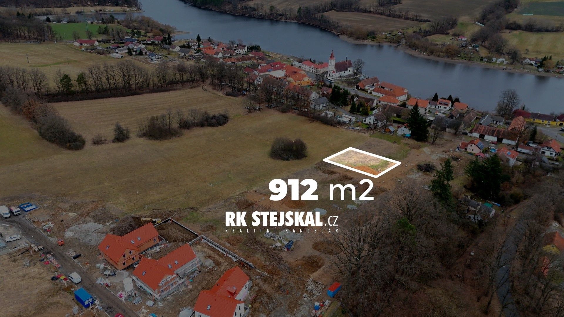 Pozemky pro bydlení, Purkarec, Hluboká nad Vltavou, 912 m²
