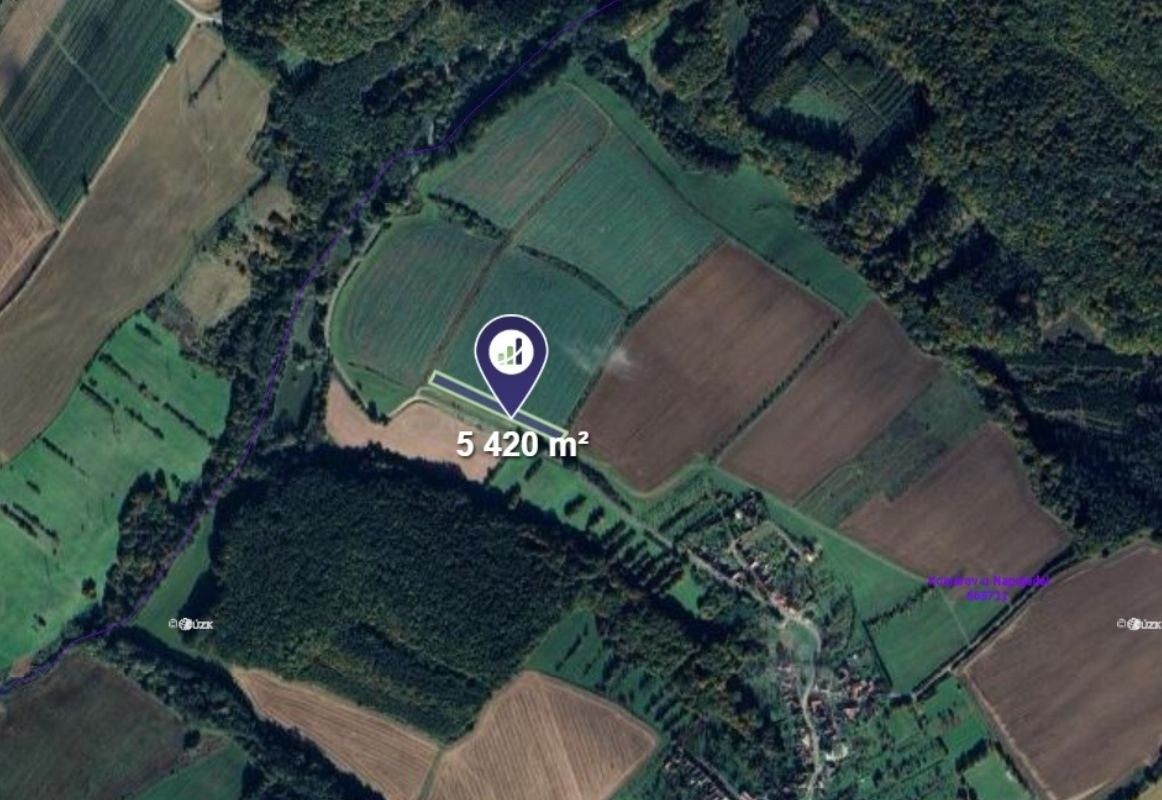 Prodej zemědělský pozemek - Komárov, 5 420 m²