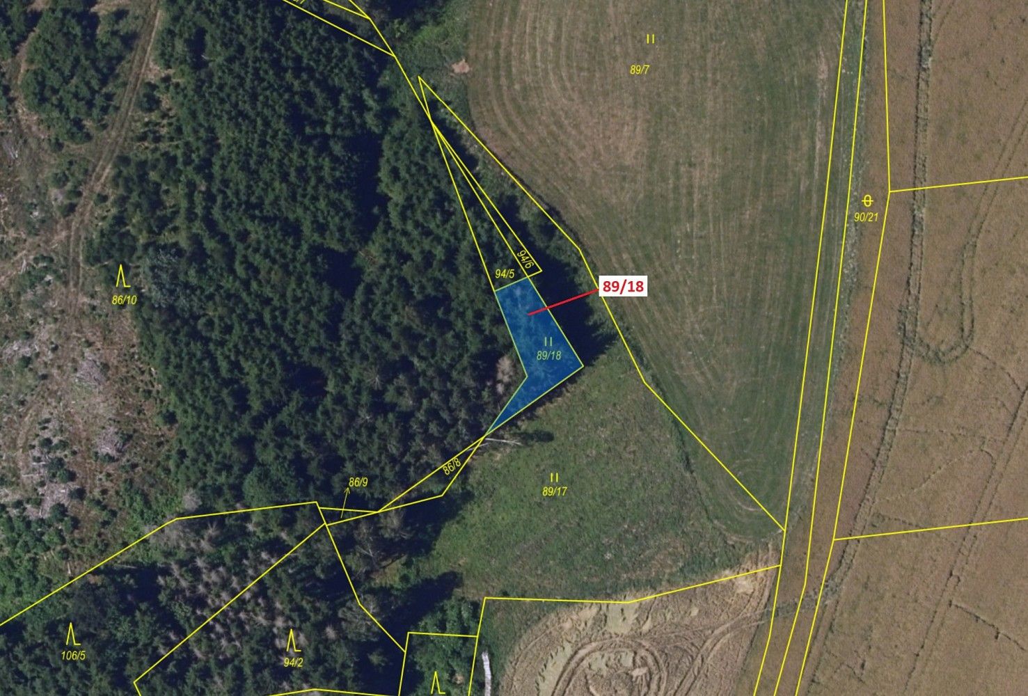Prodej louka - Žižkovo Pole, okres Havlíčkův Brod, Kraj Vysočina - 2