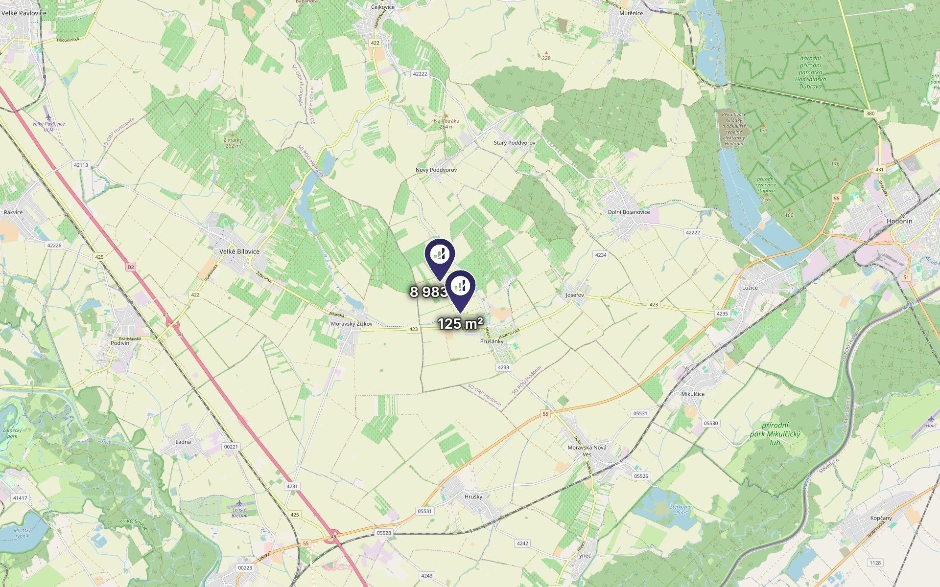 Zemědělský pozemek · 9 108 m² · Prušánky - 3