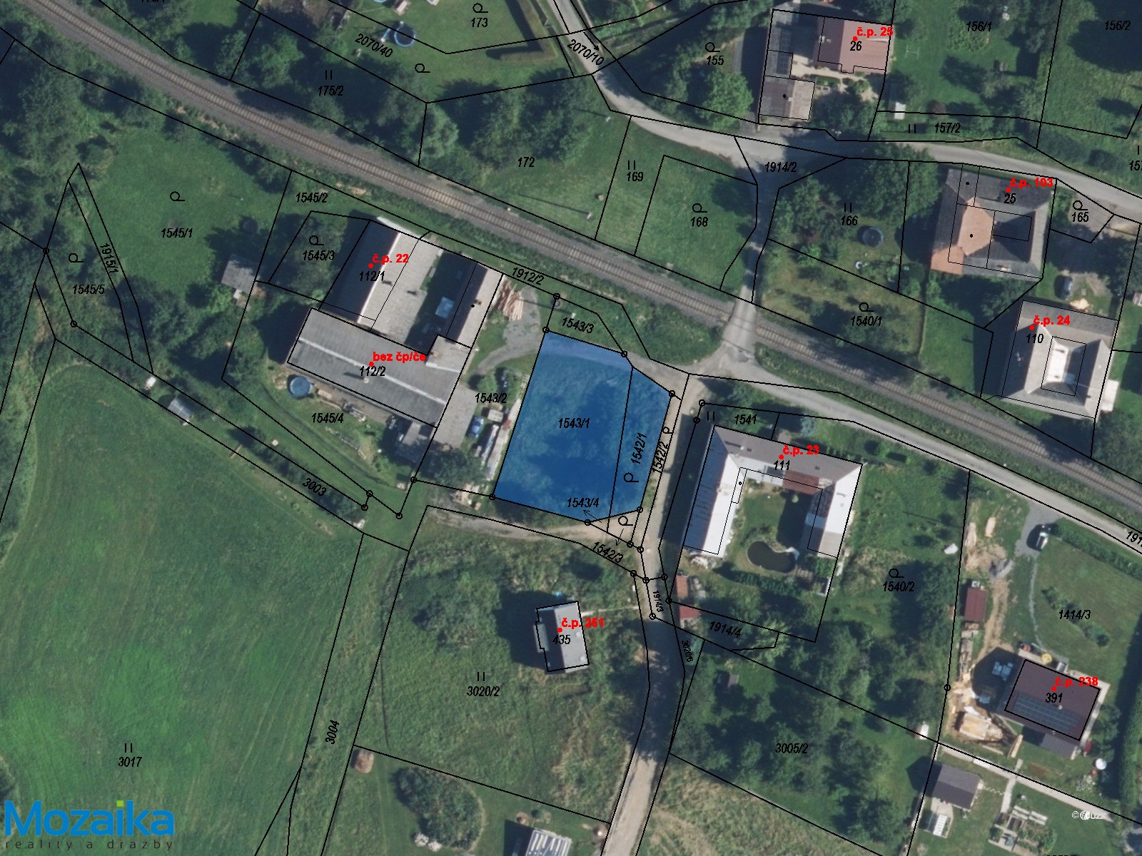 Pozemek pro bydlení · 748 m² · Linhartice - 4