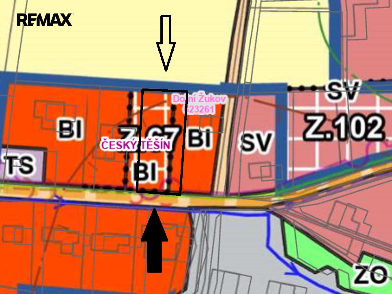 Pozemky pro bydlení, Český Těšín, 1 504 m² - 2