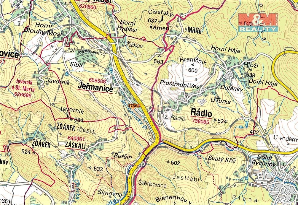 Prodej louka - Jeřmanice, okres Liberec, Liberecký kraj - 2