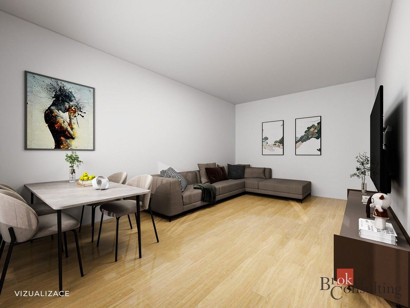 2+kk, Na Bezděkově, Benešov, 62 m² - 1