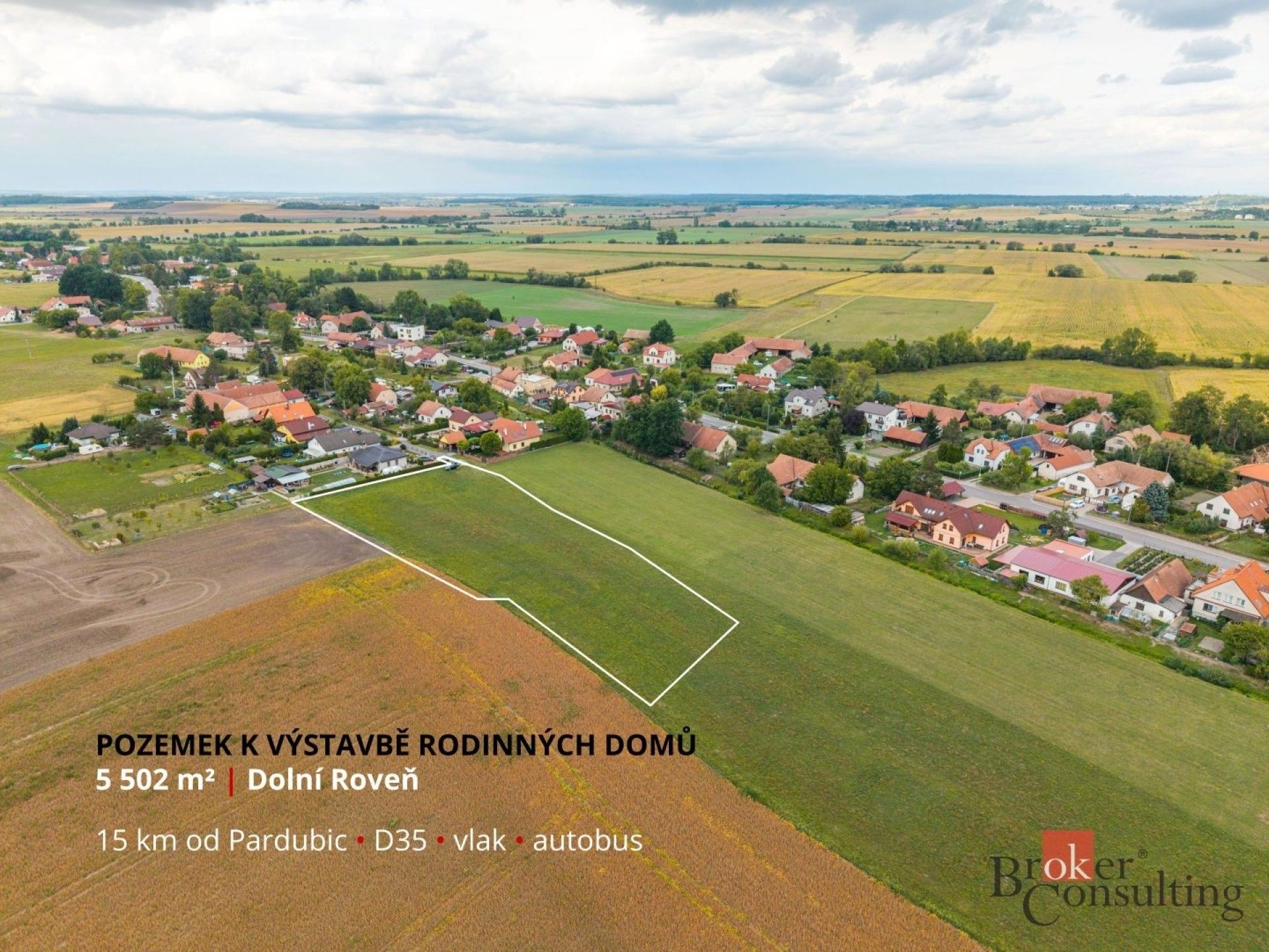 Pozemek pro bydlení, 5 502 m²