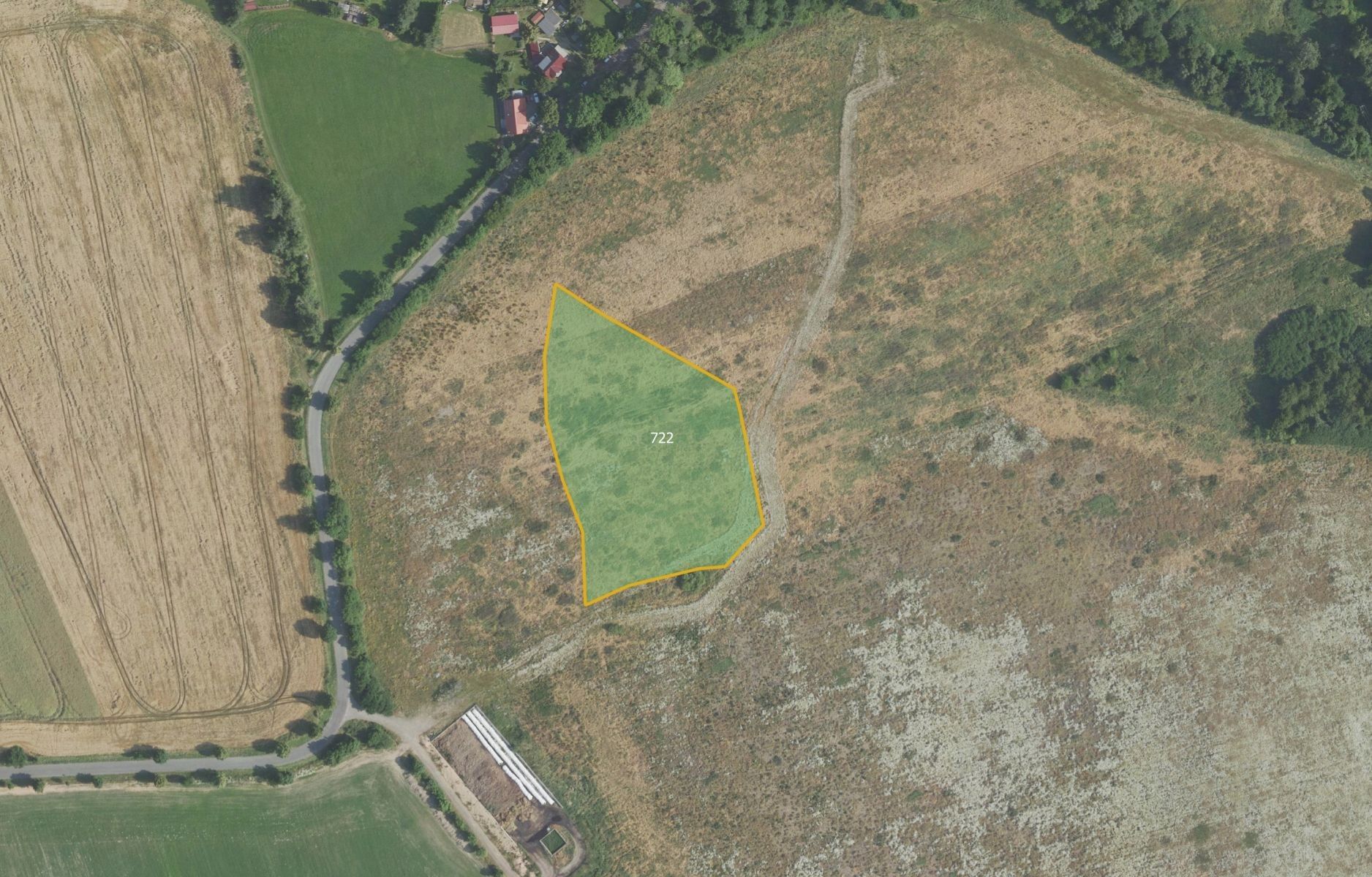 Zemědělské pozemky, Drahlín