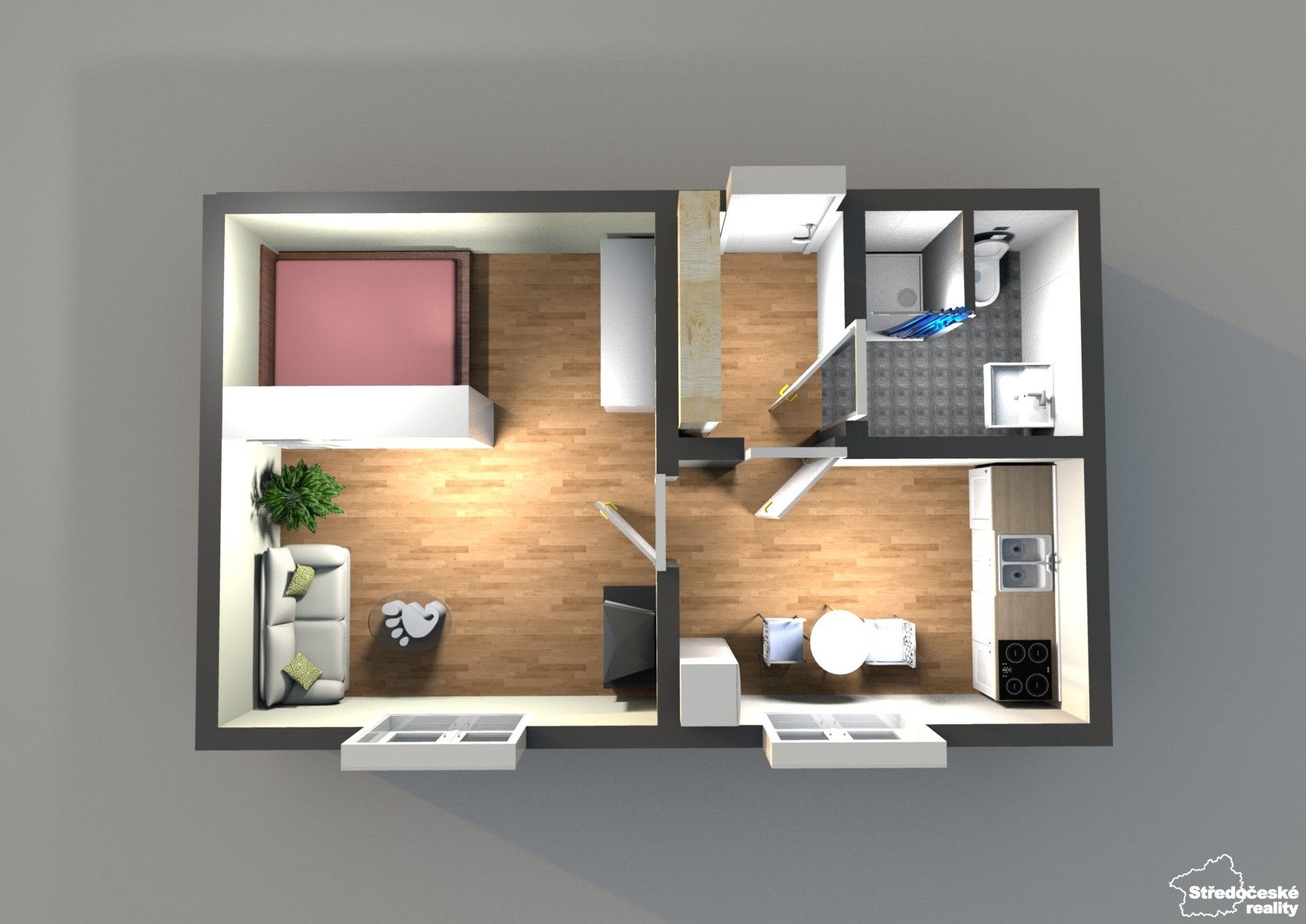 Prodej byt 1+1 - Mládežnická, Mšené-lázně, 33 m² - 5