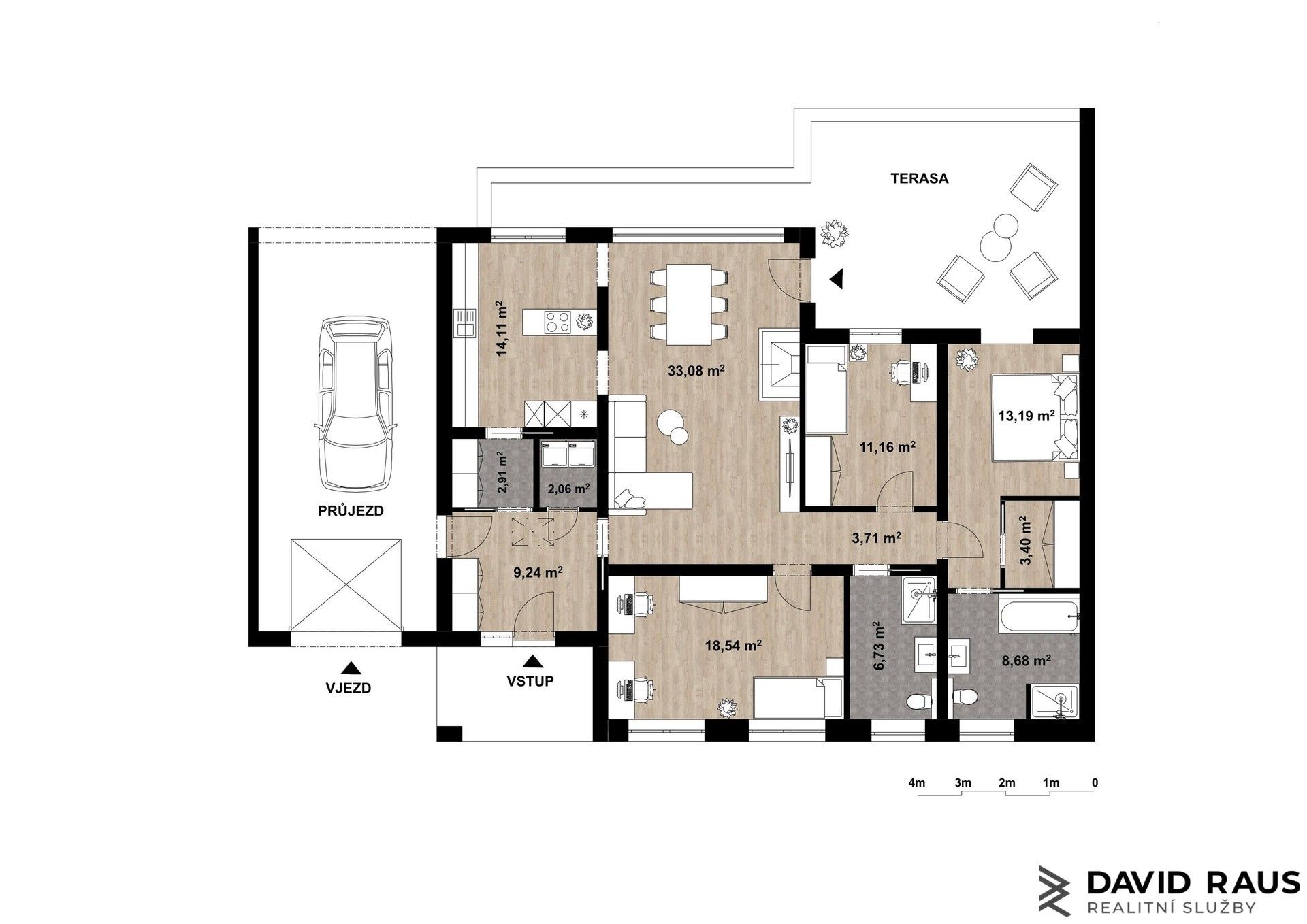 Prodej rodinný dům - Tučapy, 165 m²