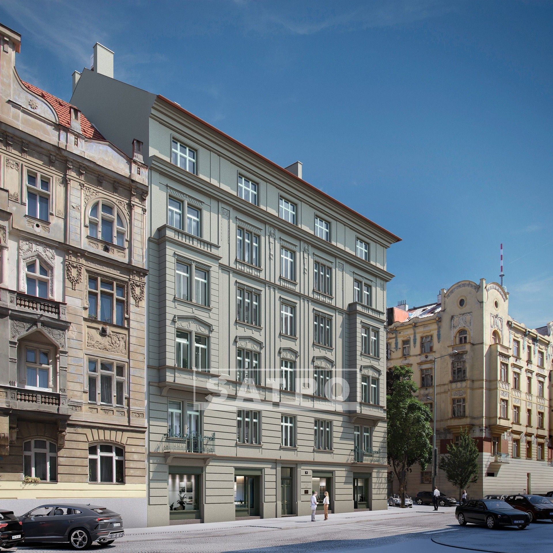 2+kk, Polská, Praha, 56 m²