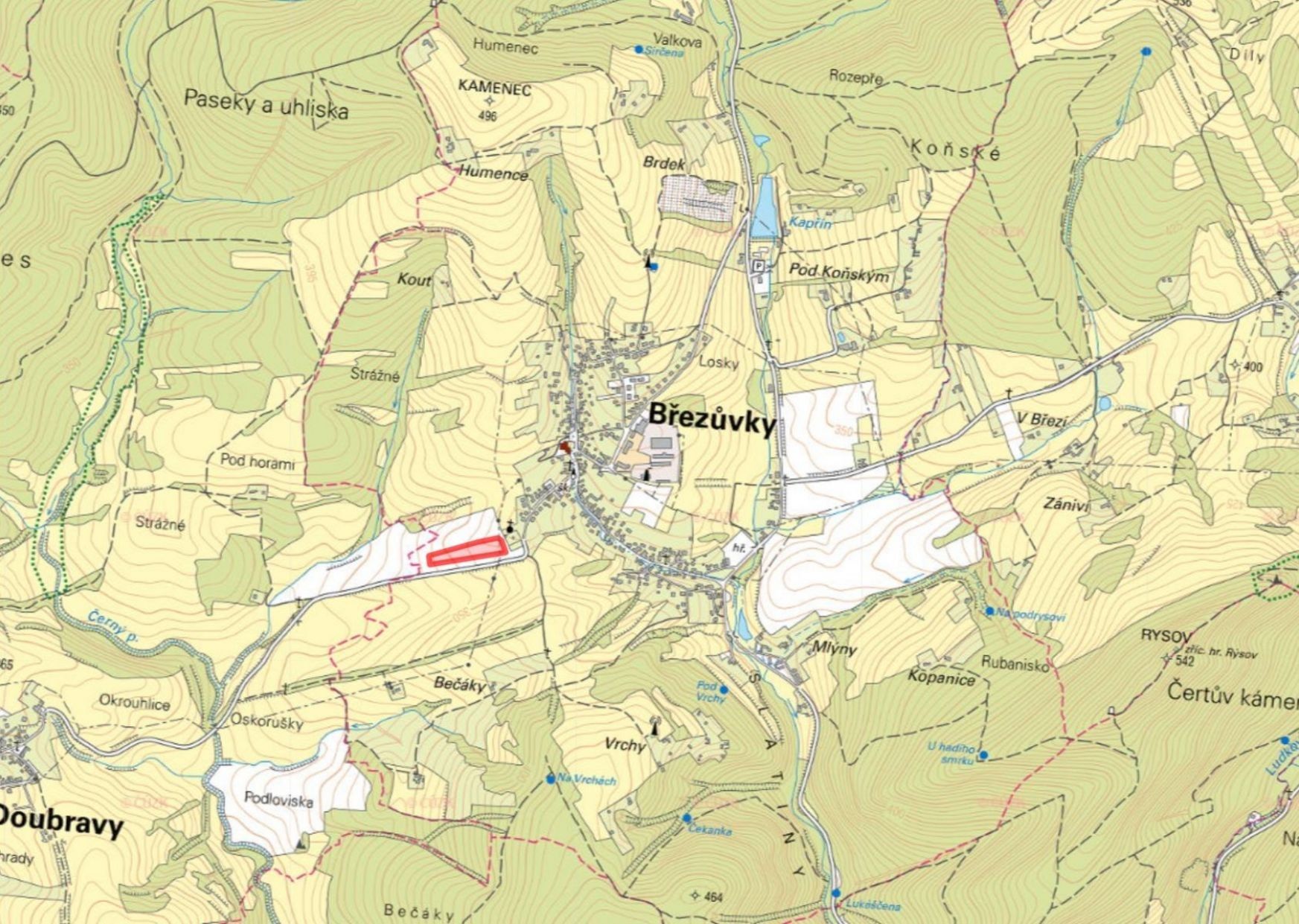 Prodej zemědělský pozemek - Březůvky