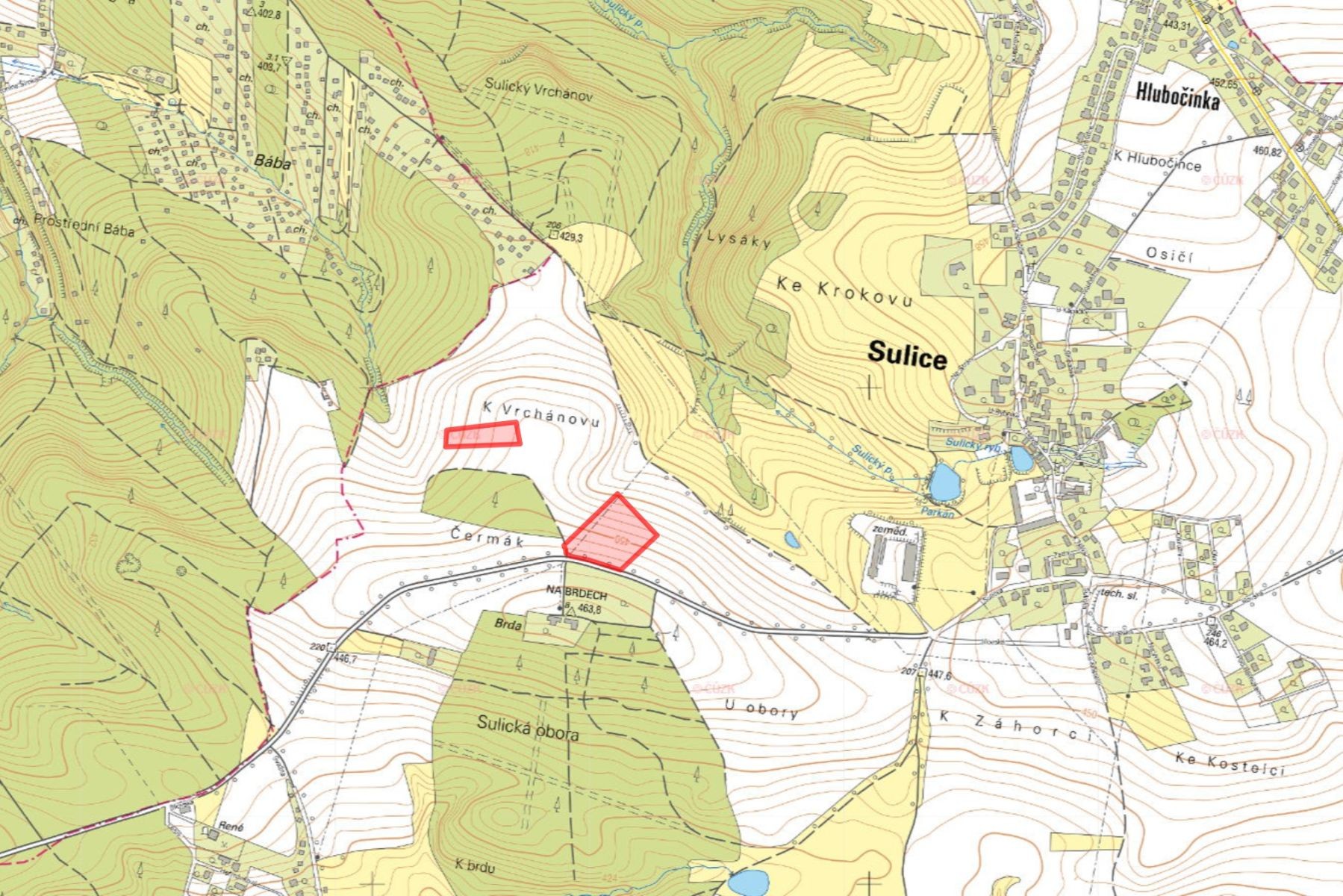 Zemědělské pozemky, Sulice - 2