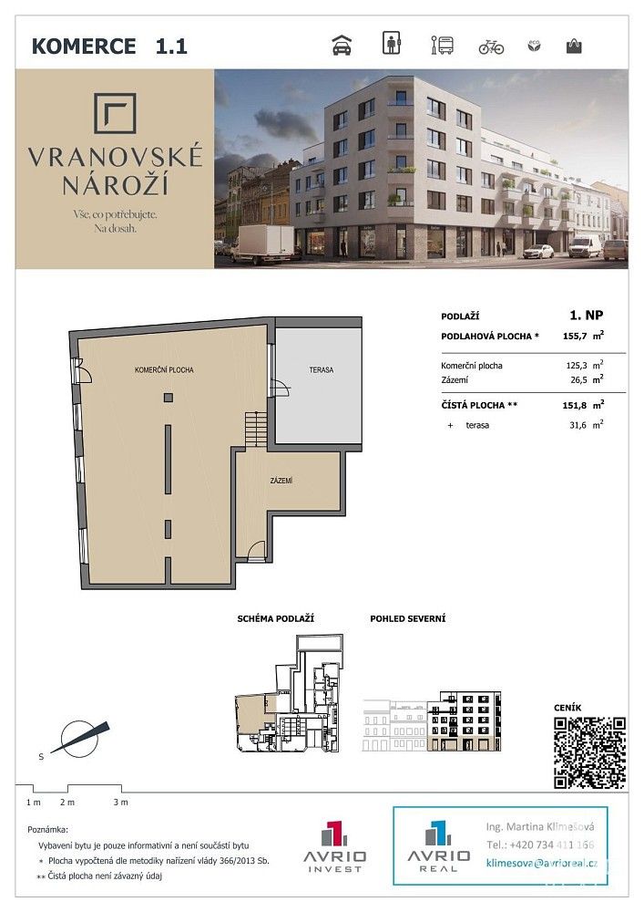 Obchodní prostory · 152 m² · Brno - Husovice, okres Brno-město, Jihomoravský kraj - 3