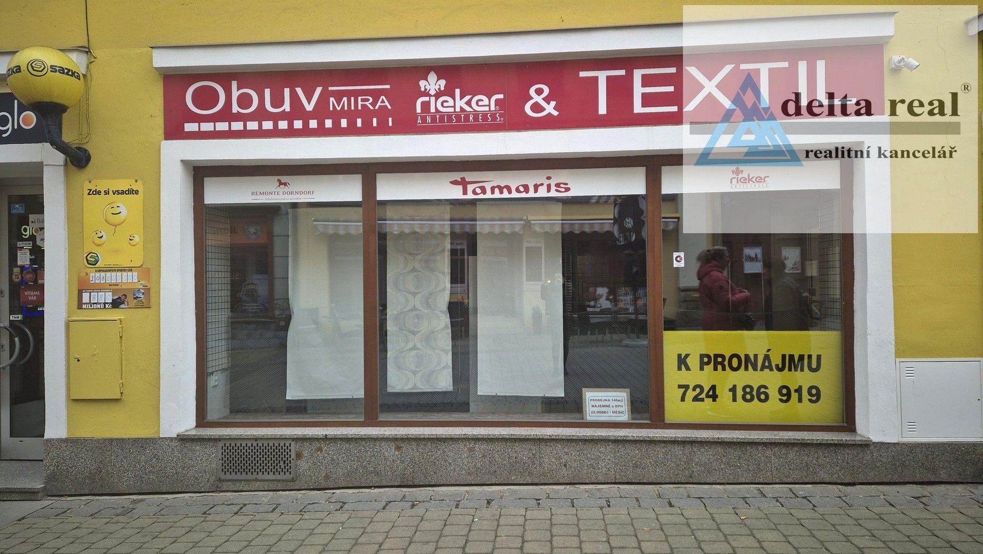 Obchodní prostory, Gen. Svobody, Šumperk, 140 m²