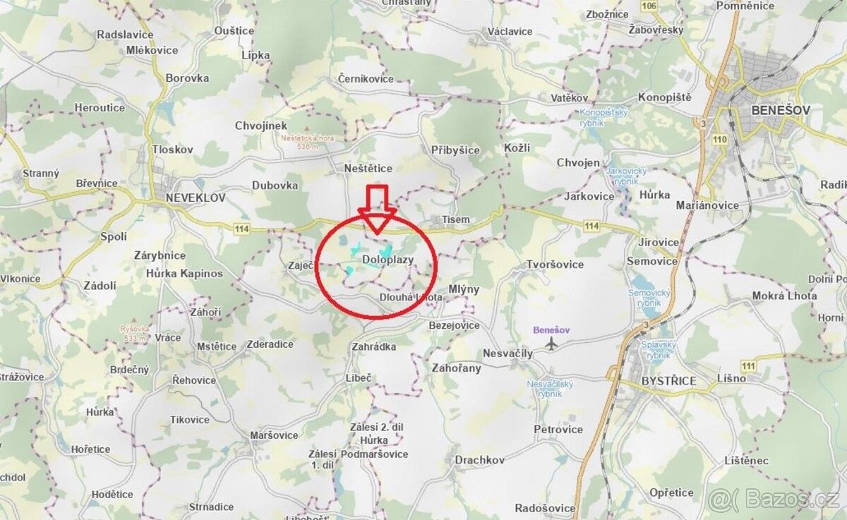 Pozemky pro bydlení, Neveklov, 257 56