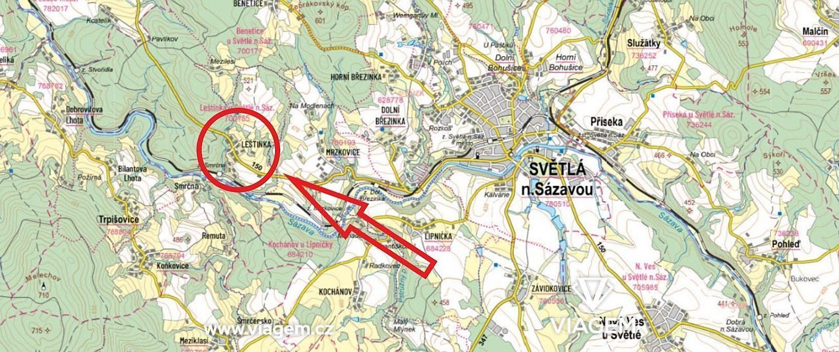 Pozemek pro bydlení · Světlá nad Sázavou, okres Havlíčkův Brod, Kraj Vysočina - 3