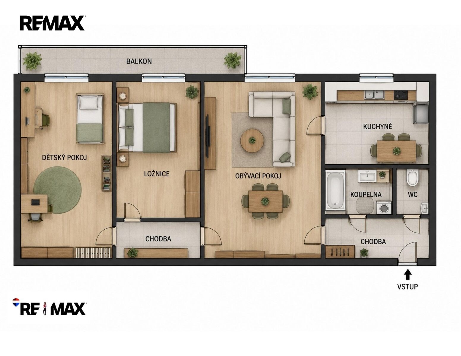 Byt 3+1 · 73 m² · Jilemnického 1131, Mladá Boleslav III - 3