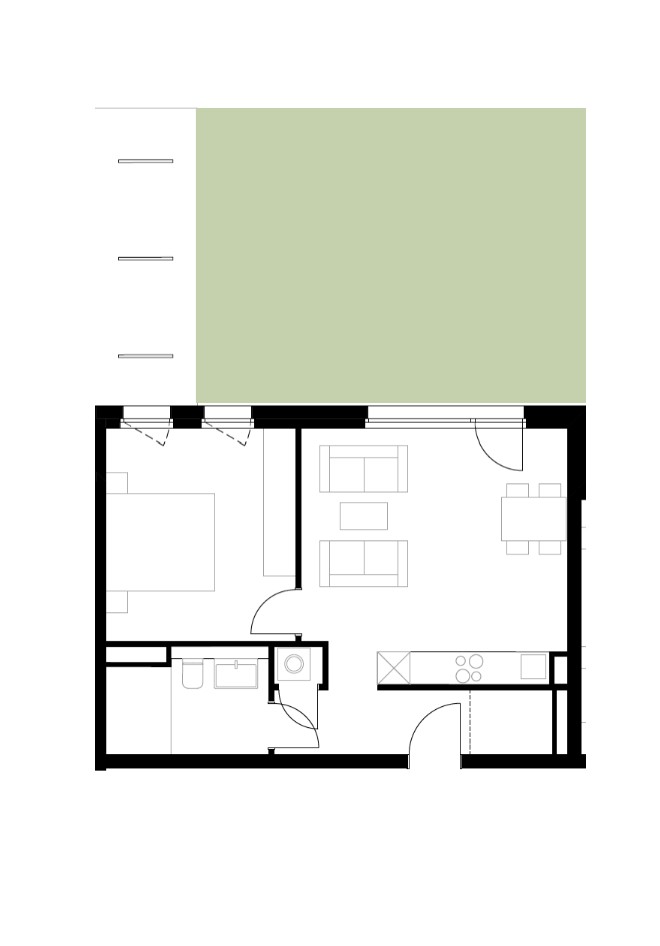 2+1, Parkstraße 40 BERLIN Pankow Berlin 13187, 56 m² - 1