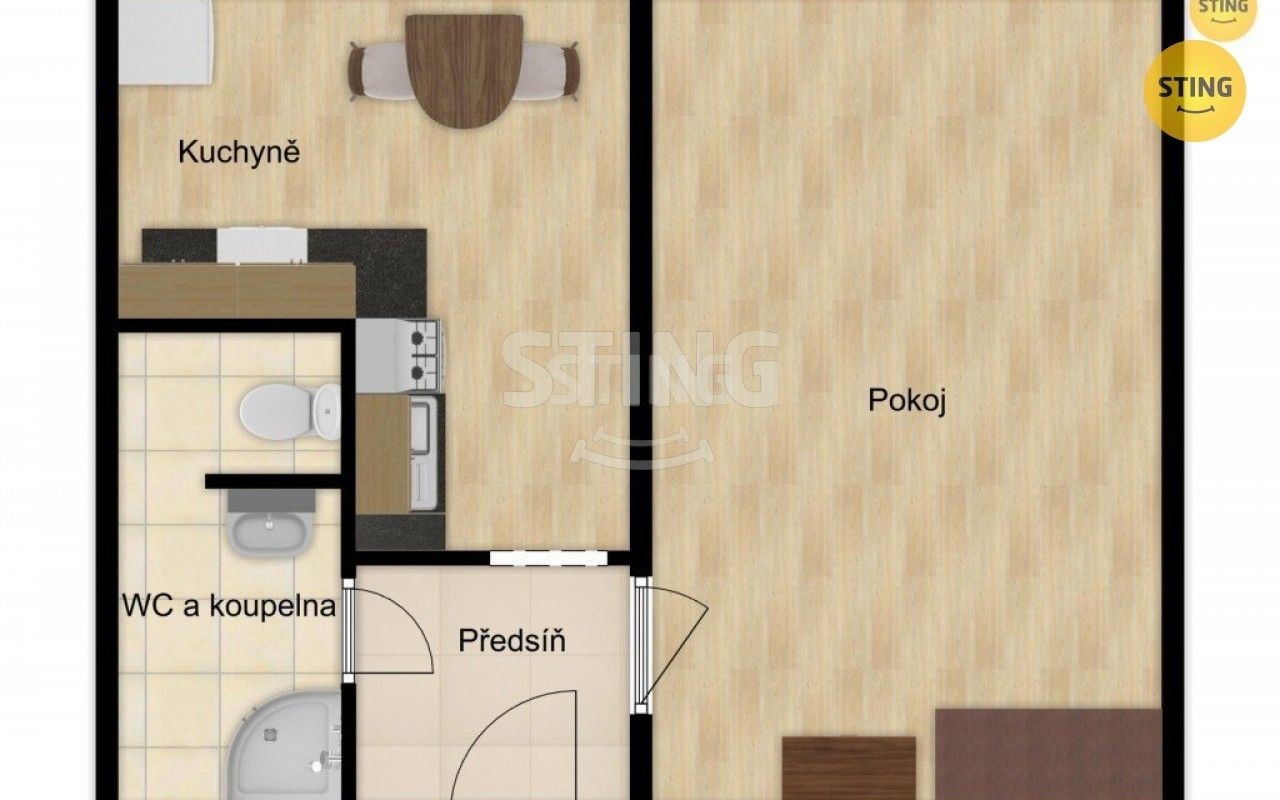 Pronájem byt 1+1 - Turgeněvova, Havířov, 38 m²