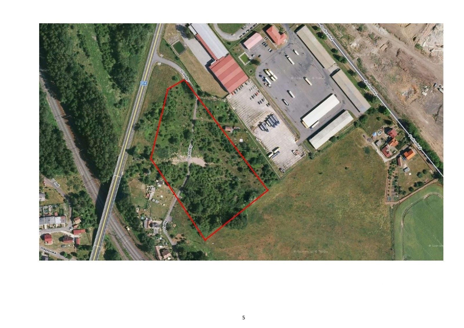 Komerční pozemek · U Vlečky, Cheb - 4