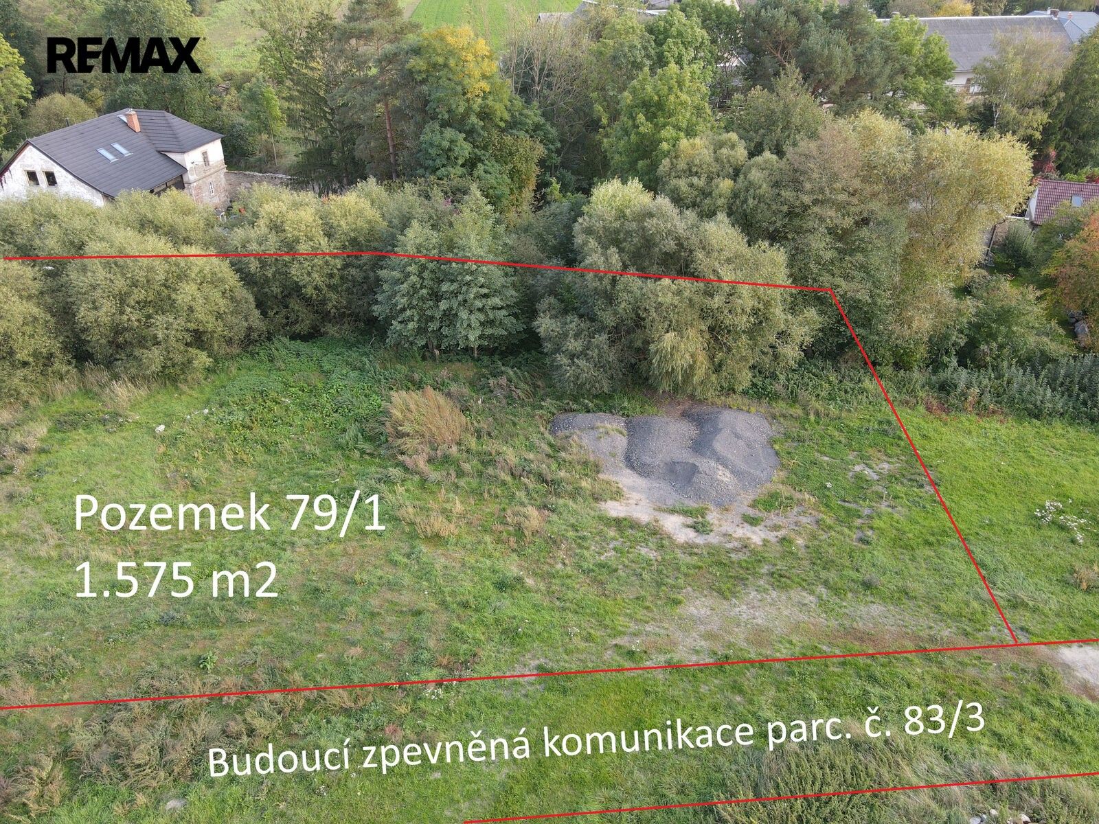 Pozemky pro bydlení, Sedlec-Prčice, 1 575 m² - 1