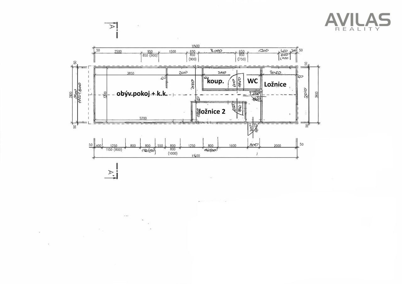 Chaty, Popovice, 33 m²