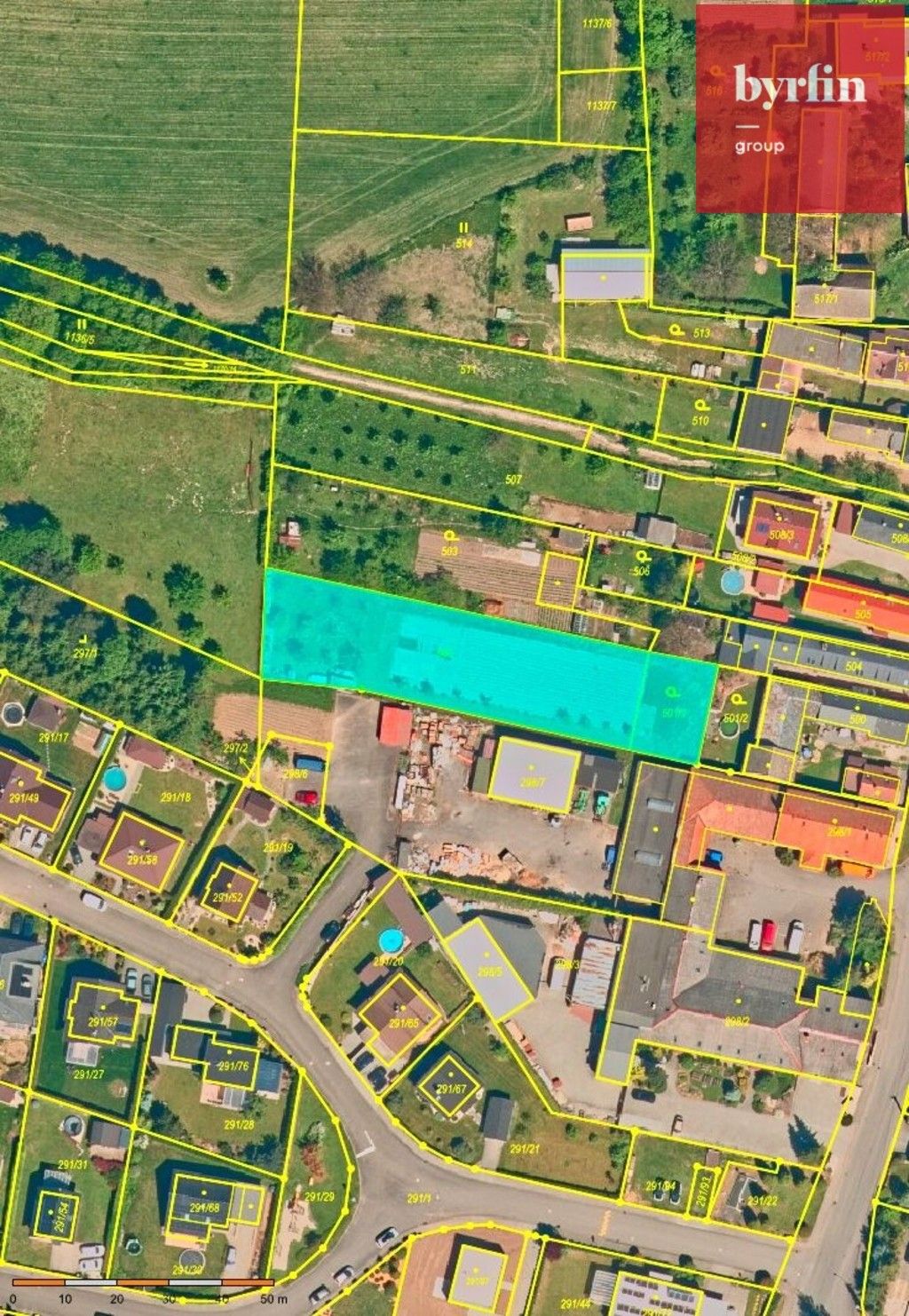 Pozemky pro bydlení, Oldřišov, 1 655 m² - 1