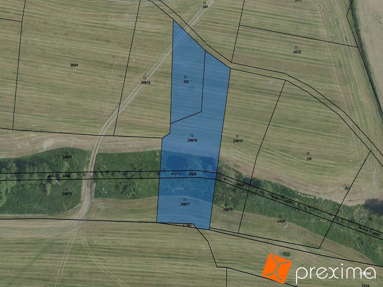 Pozemek, 172 m²