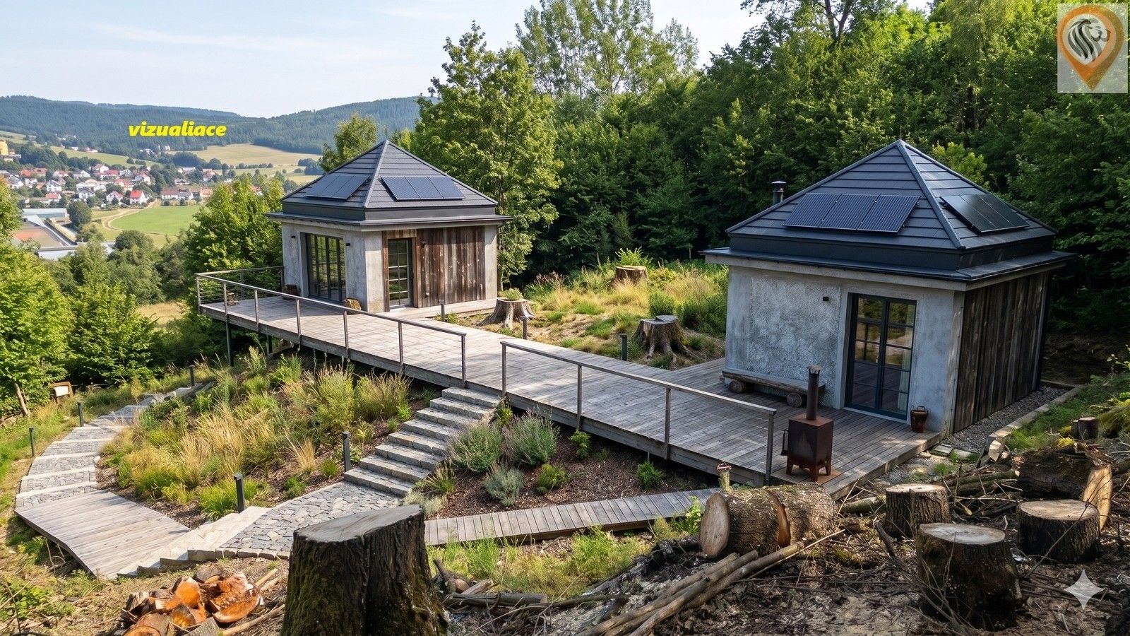 Zahrady, Kdyně, 3 290 m² - 1