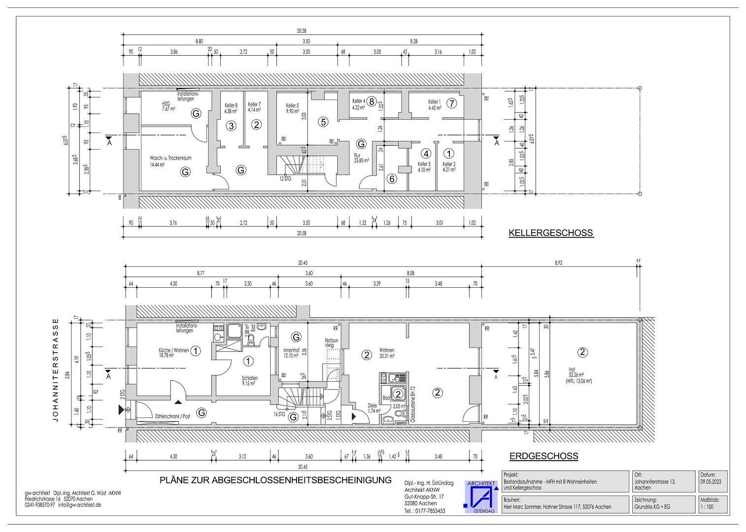 1+1, Johanniterstraße 13, , Severní Porýní-Vestfálsko, 67 m² - 1
