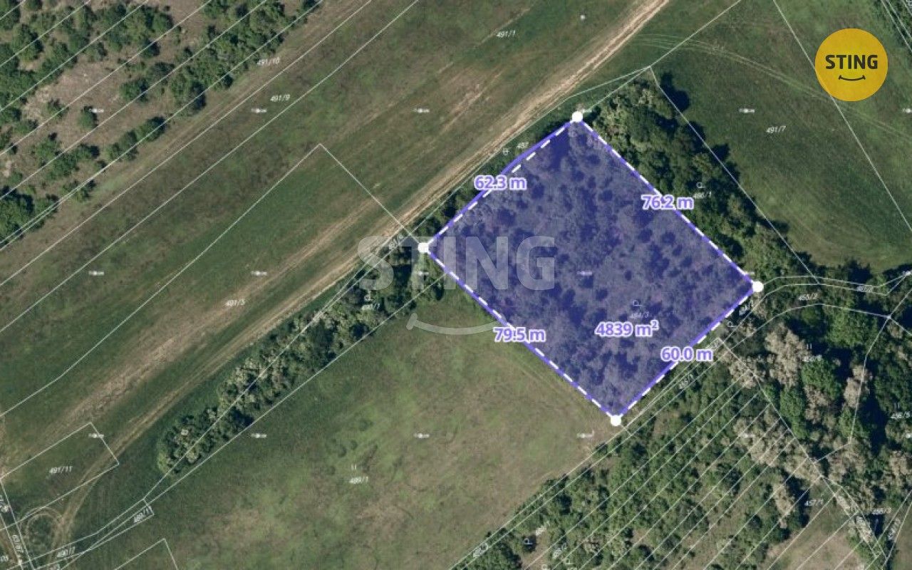 Prodej pozemek - Blišice, Koryčany, 4 839 m²