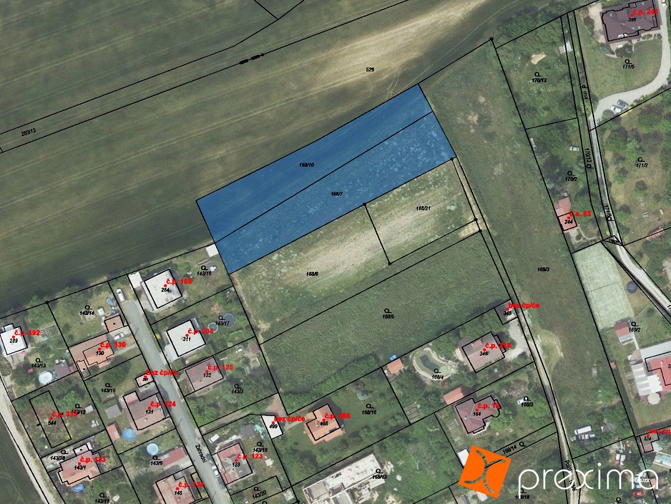 Pozemek pro bydlení, 292 m²