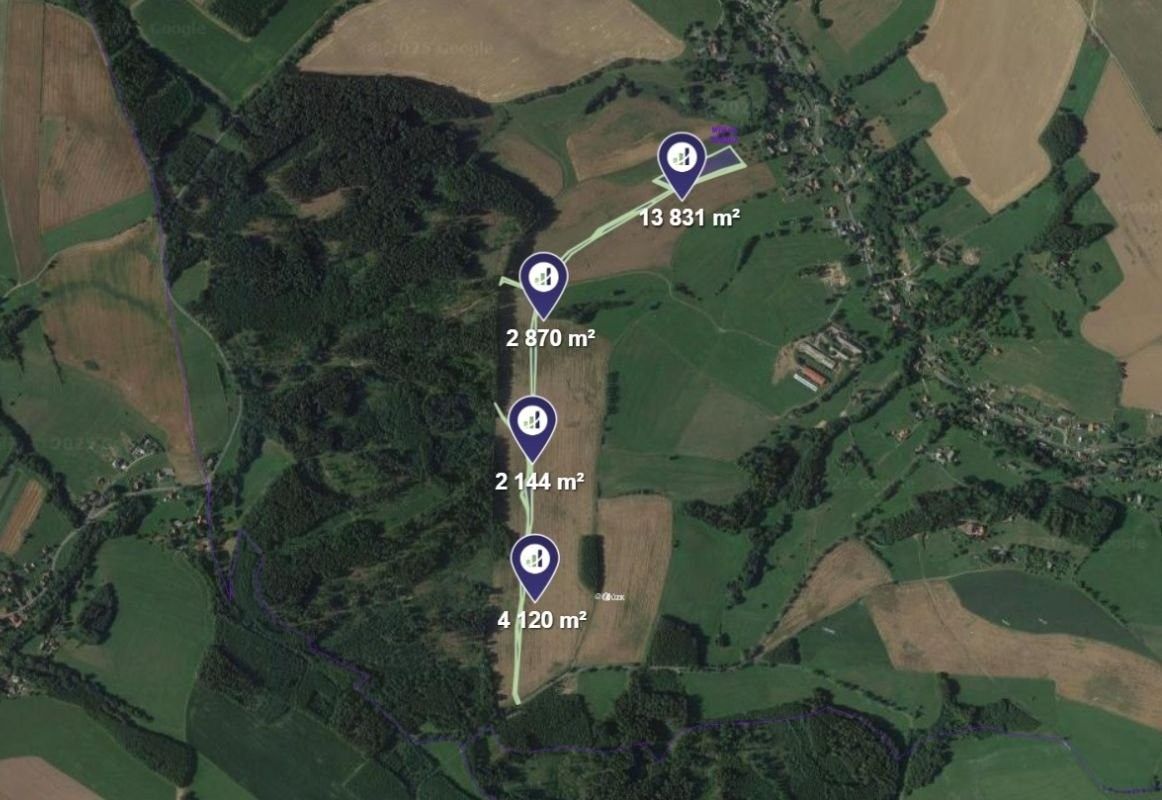 Prodej zemědělský pozemek - Mříčná, 13 739 m²