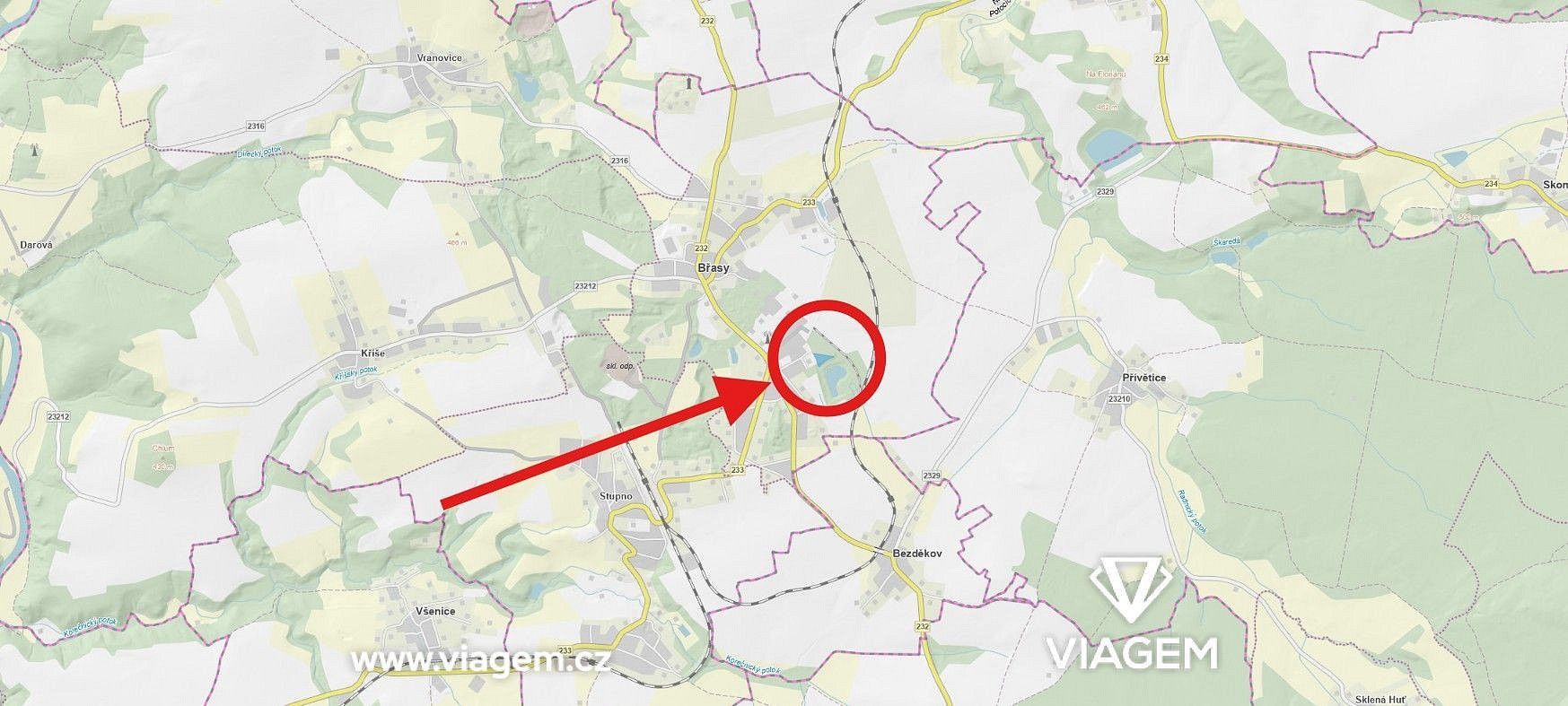 Les, 3 632 m²