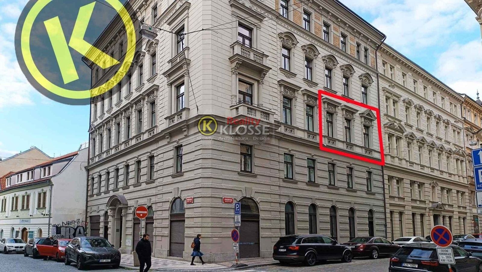 3+kk, Pštrossova, Praha, 78 m²