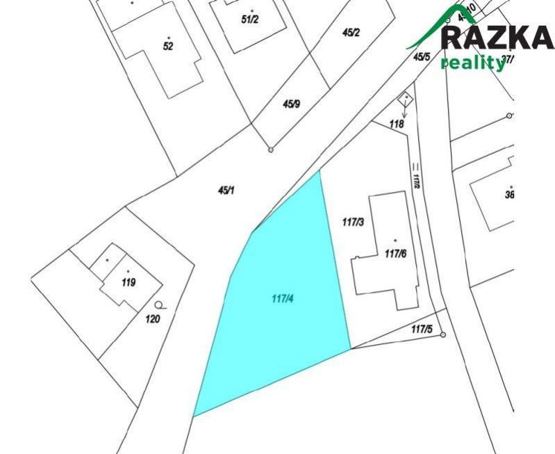 Prodej pozemek pro bydlení - Domanínek, Bystřice nad Pernštejnem, 953 m²