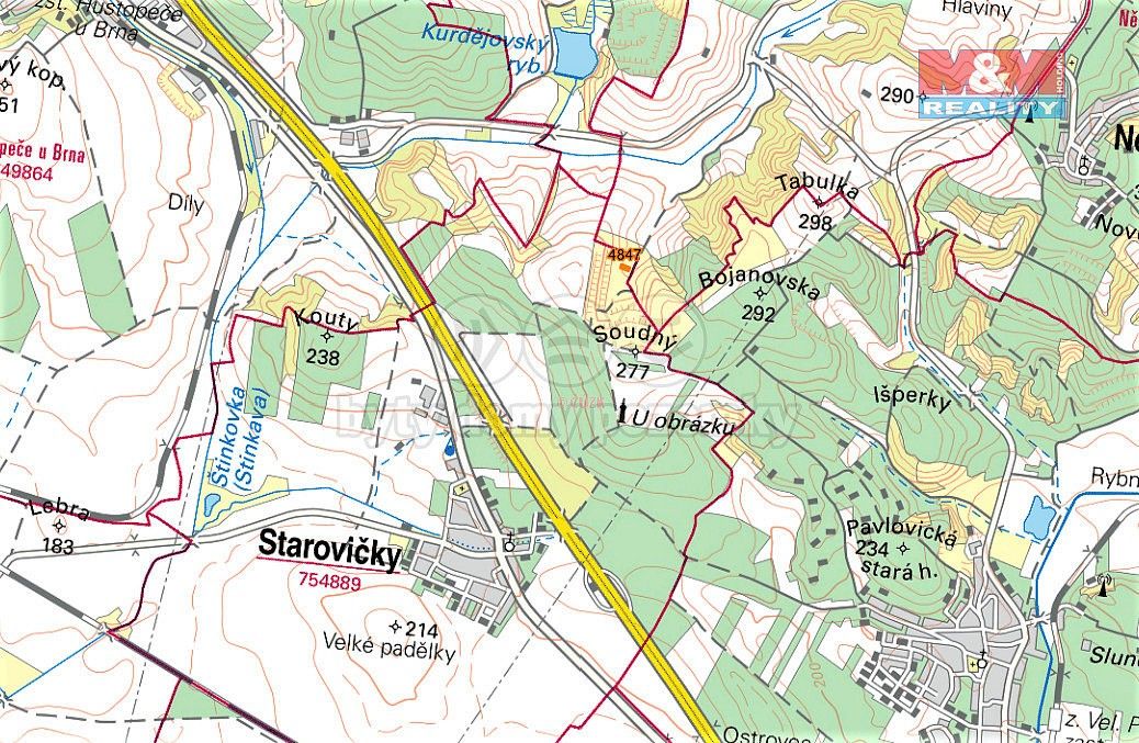 Prodej louka - Starovičky, okres Břeclav, Jihomoravský kraj - 5