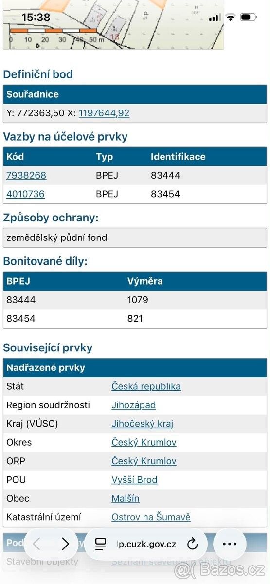 Pozemky pro bydlení, Vyšší Brod, 382 73 - 2