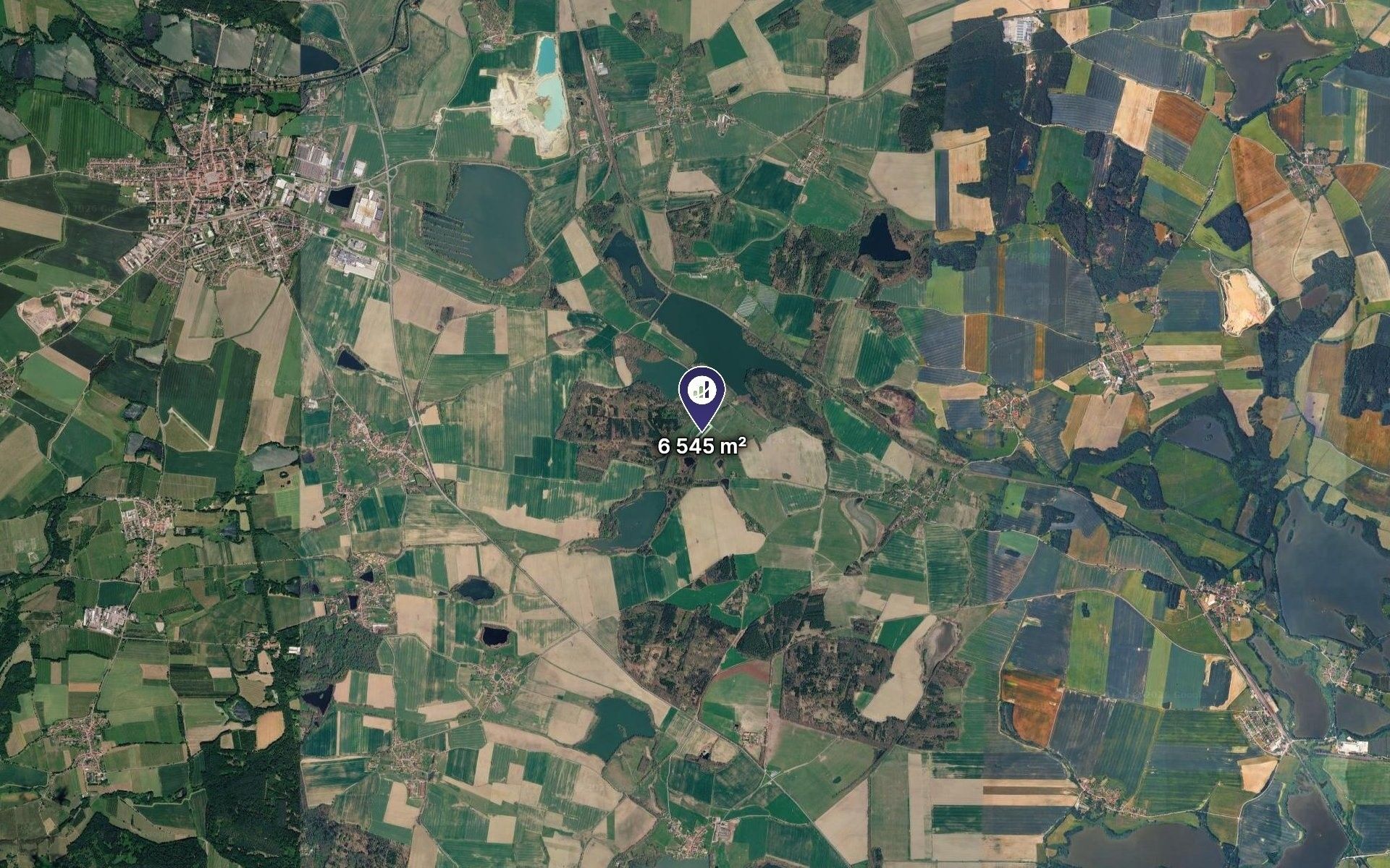 Louky, Dříteň, 1 870 m² - 2