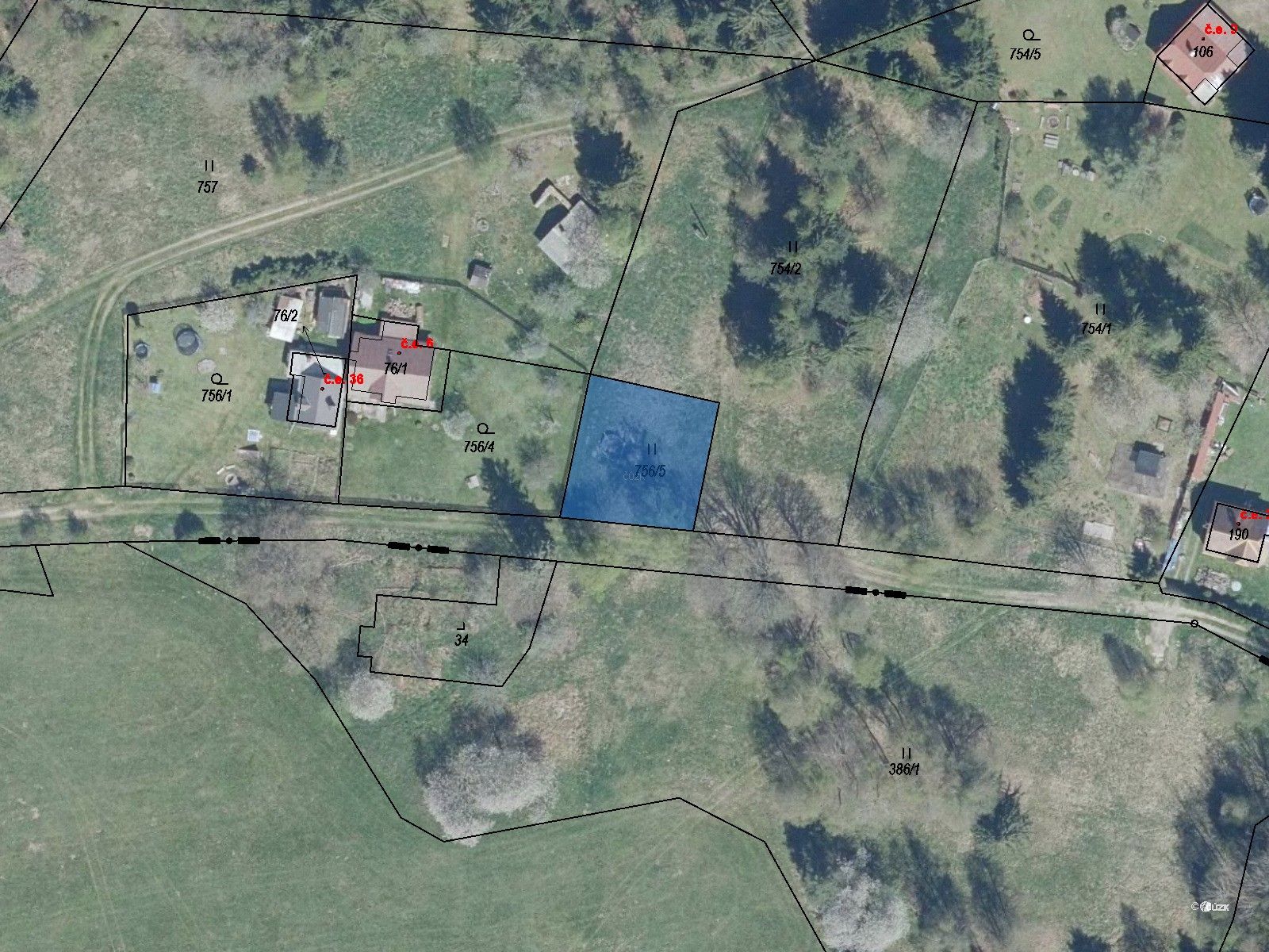 Louky, Nejdek, 431 m² - 2