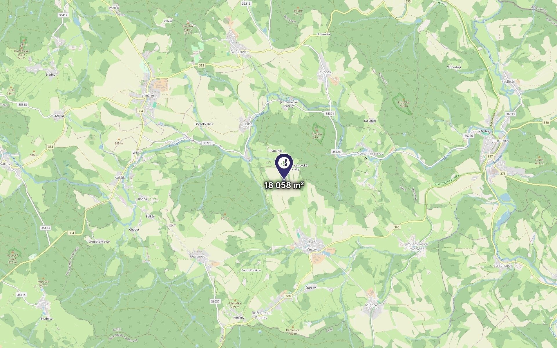 Zemědělský pozemek · 1 204 m² · Věcov - 3
