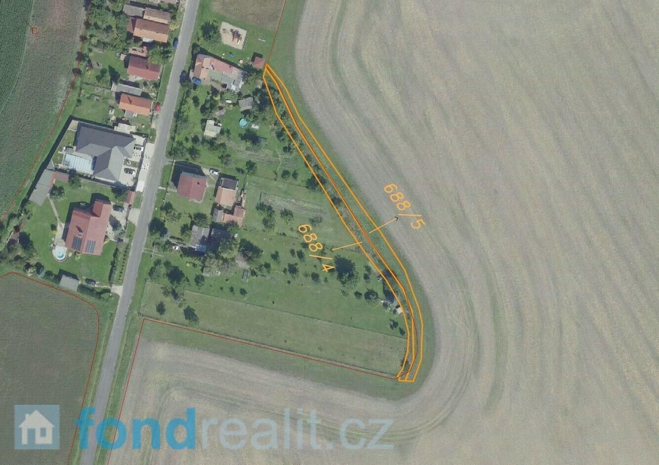 Pozemek · 1 293 m² · Opolany - 4